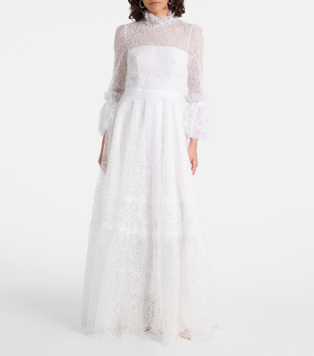 Abito da sposa in pizzo | Costarellos