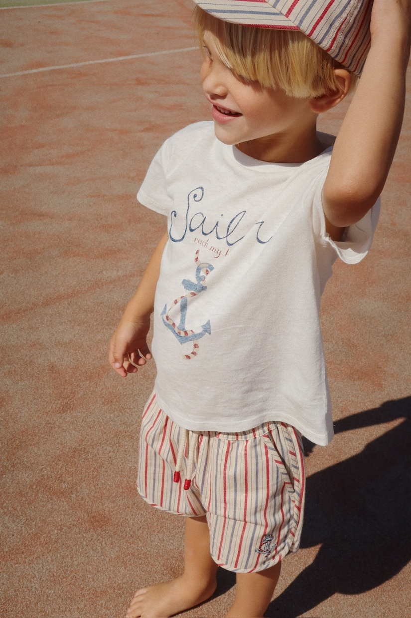 Marlon striped cotton shorts | Konges Sløjd
