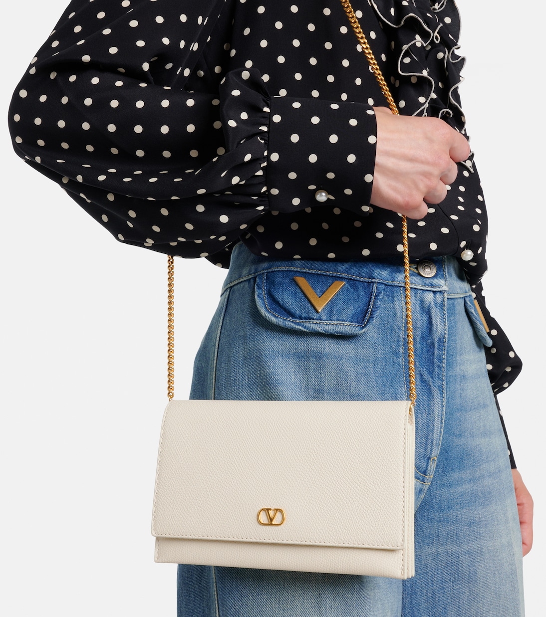Borsa a tracolla VLogo Signature Mini in pelle | Valentino Garavani