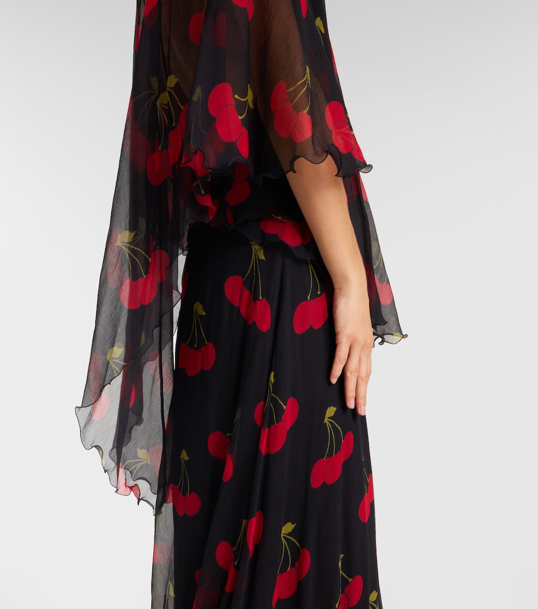 Robe aus Seidenchiffon | Valentino