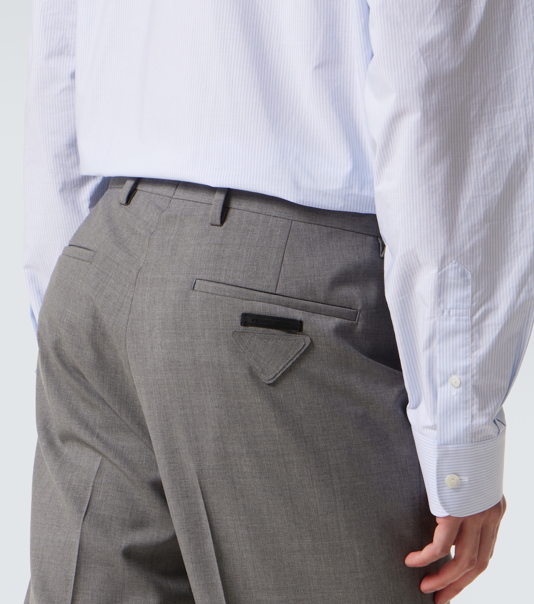 Wool tapered pants | Prada