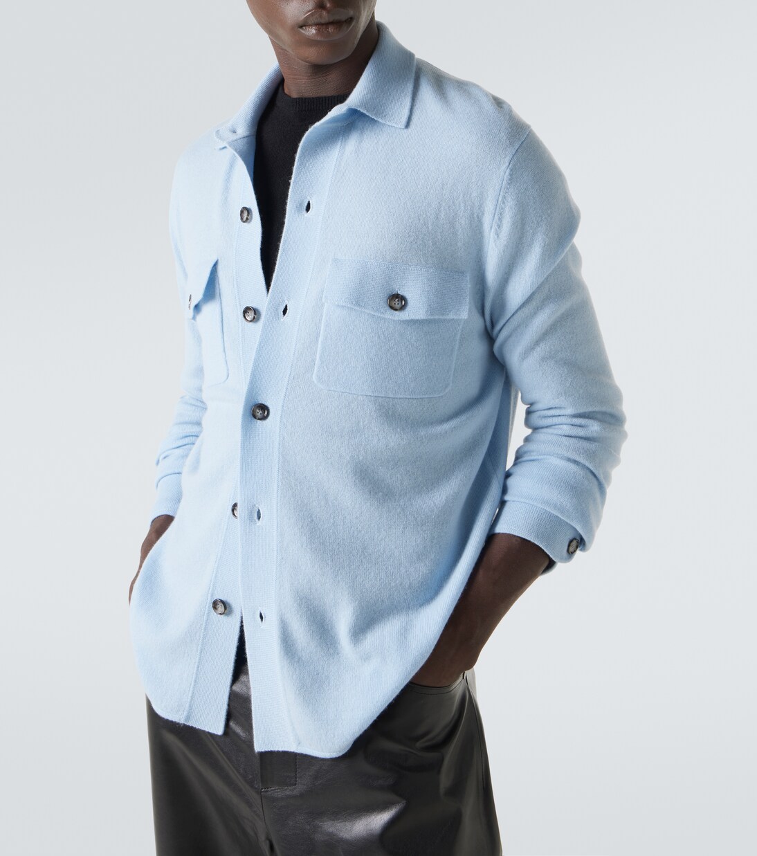 Sobrecamisa de lana y cachemir | Allude