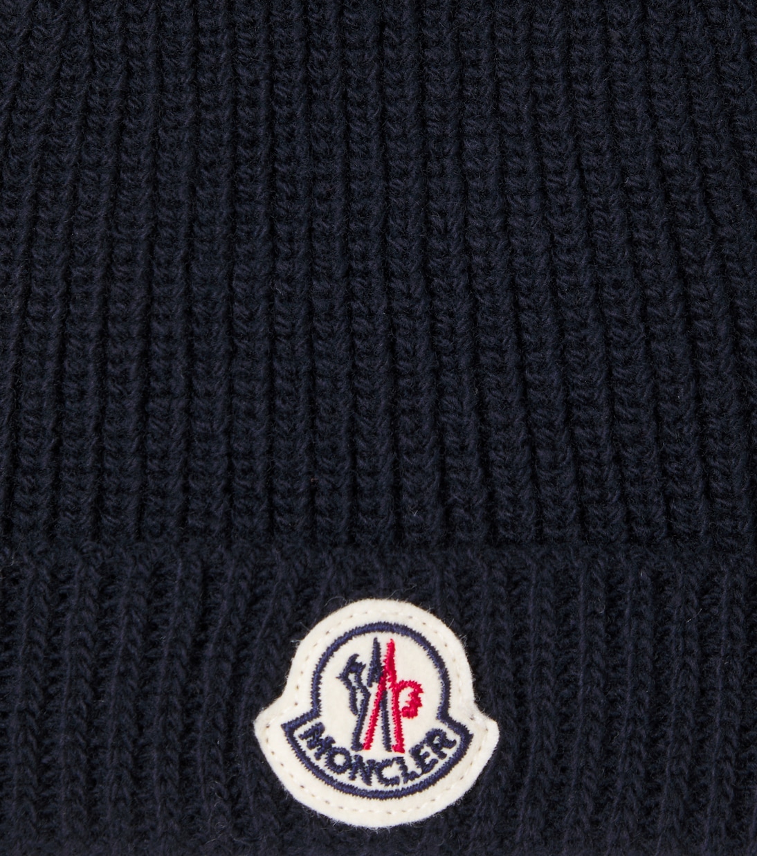 Ribbed-knit virgin wool beanie | Moncler Enfant