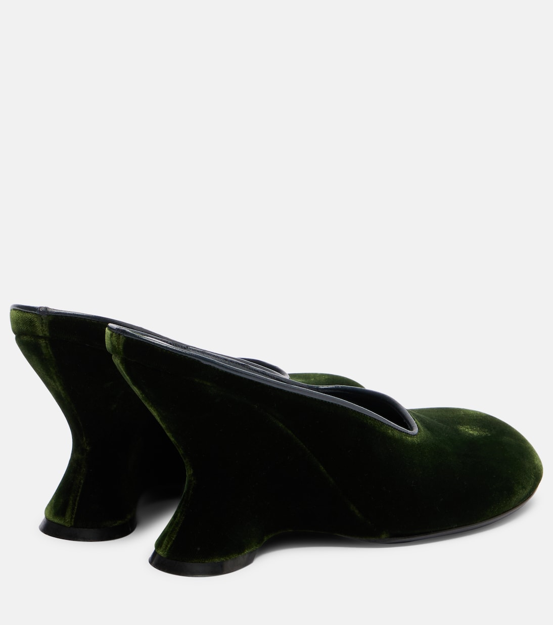 Wedges 95 aus Samt | Dries Van Noten