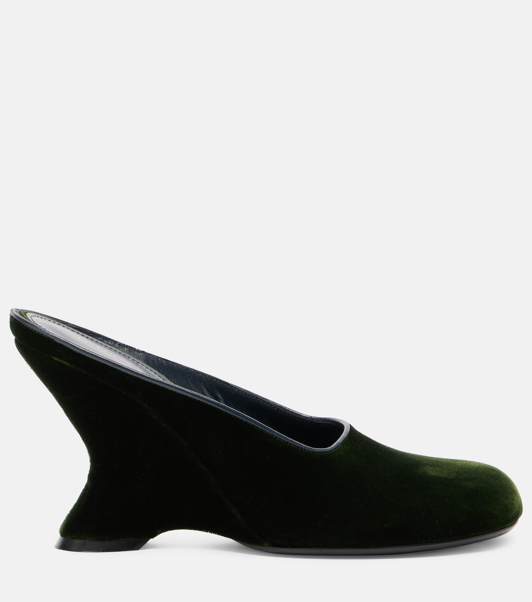 Wedges 95 aus Samt | Dries Van Noten