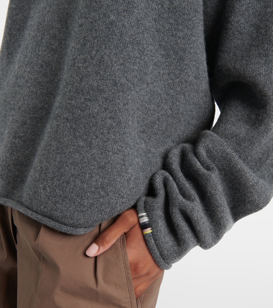 Comfy cashmere-blend sweater | Extreme Cashmere
