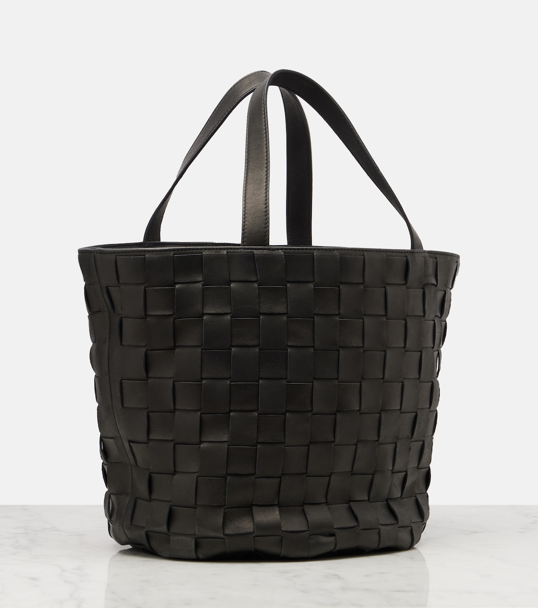 Sisal leather tote bag  | The Row