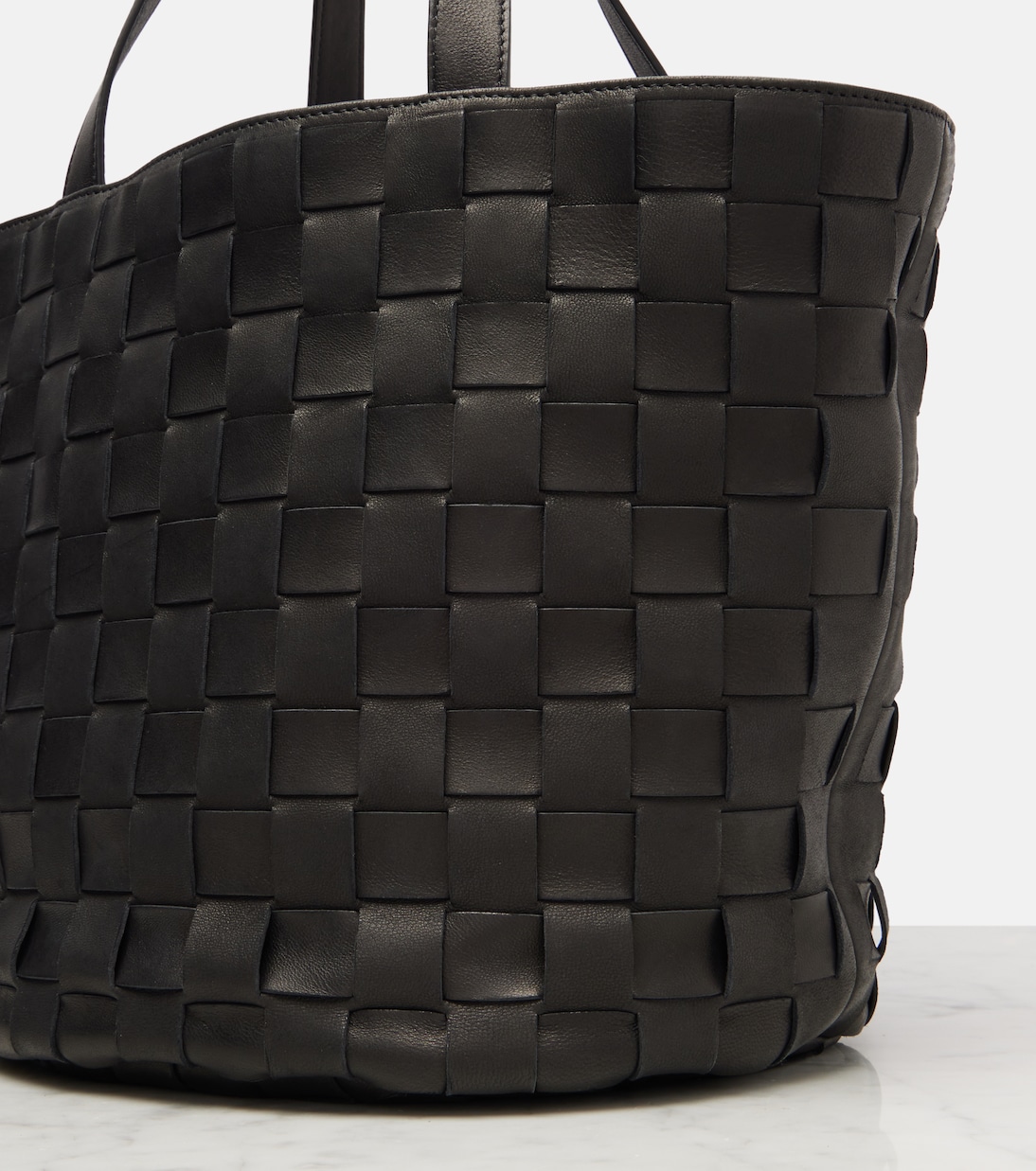 Sisal leather tote bag  | The Row