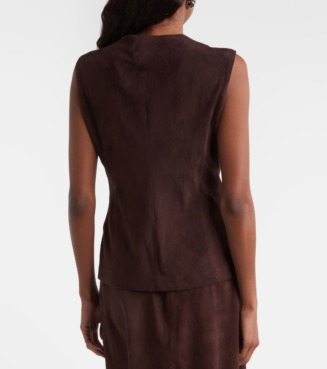 Weste Casino aus Veloursleder | Stouls