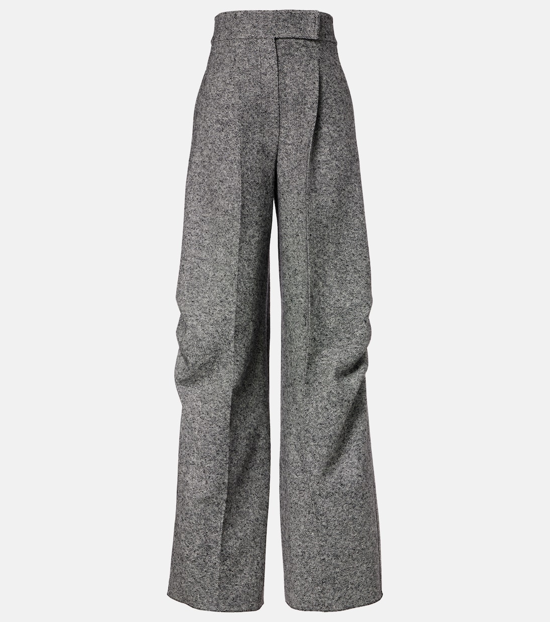 Simone wool and silk tweed wide-leg pants | Max Mara