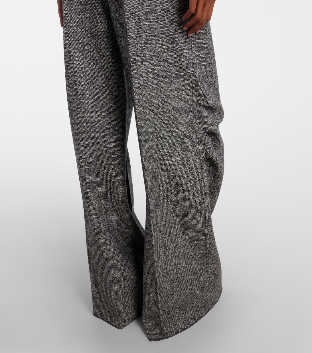 Simone wool and silk tweed wide-leg pants | Max Mara