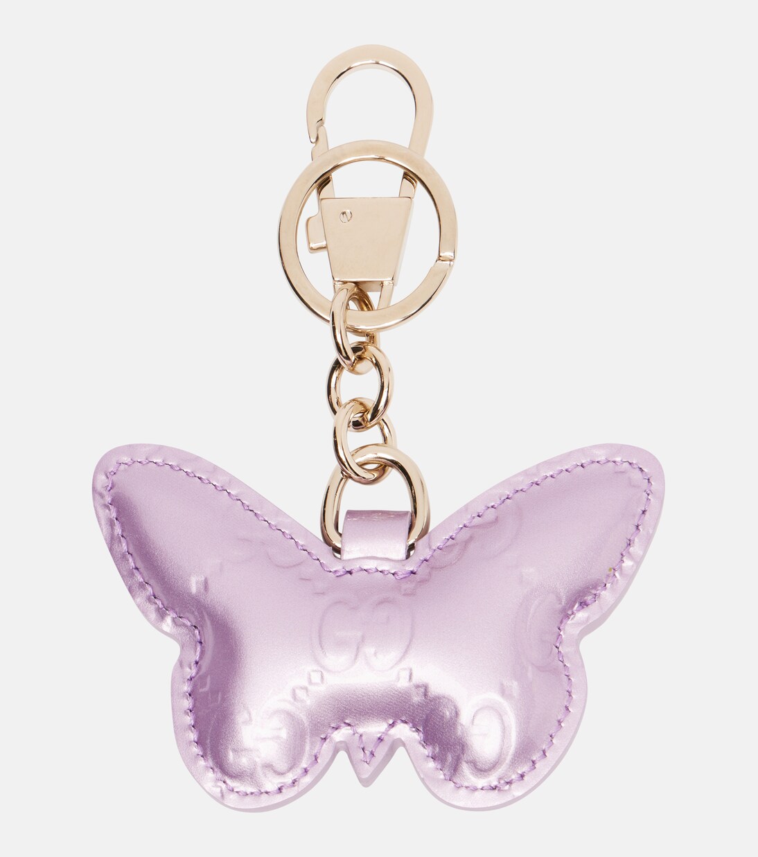 Butterfly 레더 백 참 | Gucci