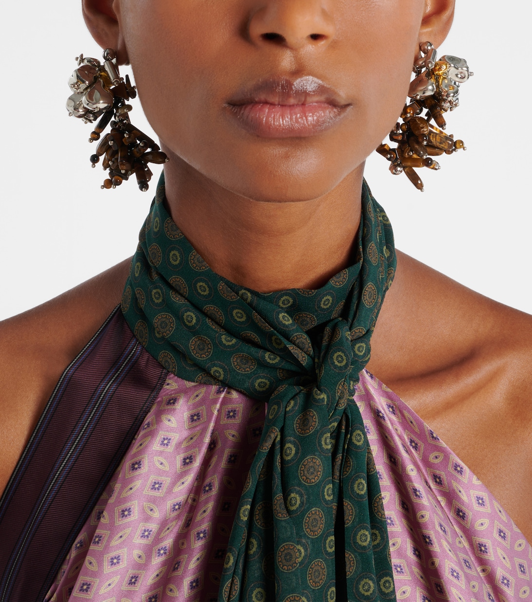 Boucles d’oreilles à perles | Dries Van Noten