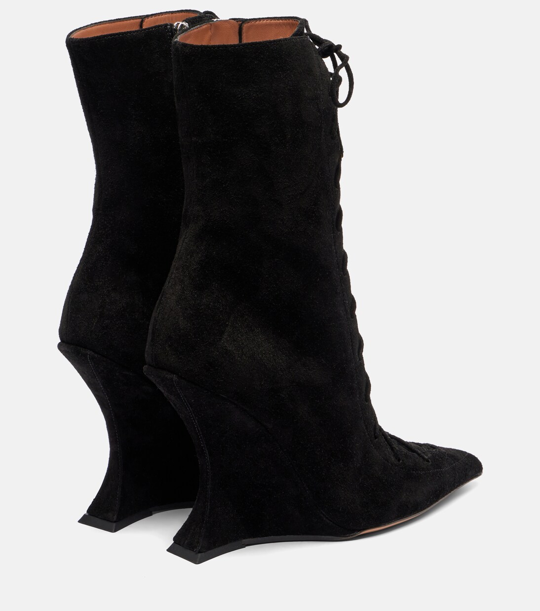 Nina 105 suede lace-up boots | Paris Texas