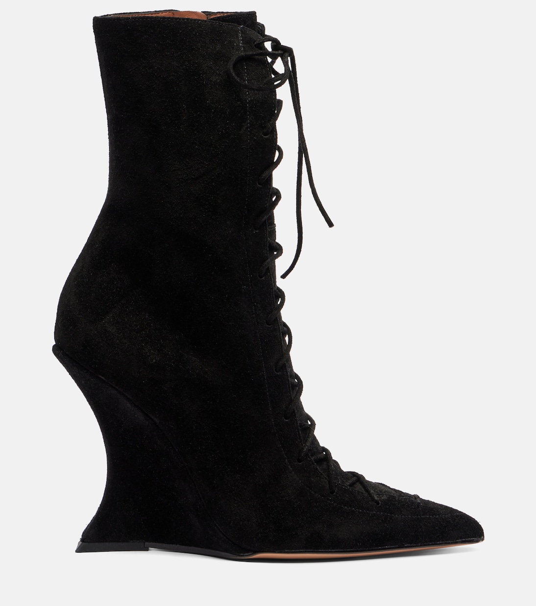 Nina 105 suede lace-up boots | Paris Texas