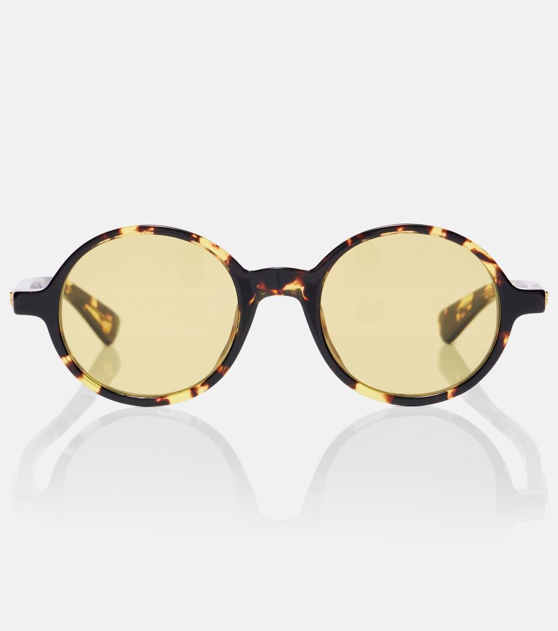Slim Ribbon round sunglasses | Bottega Veneta