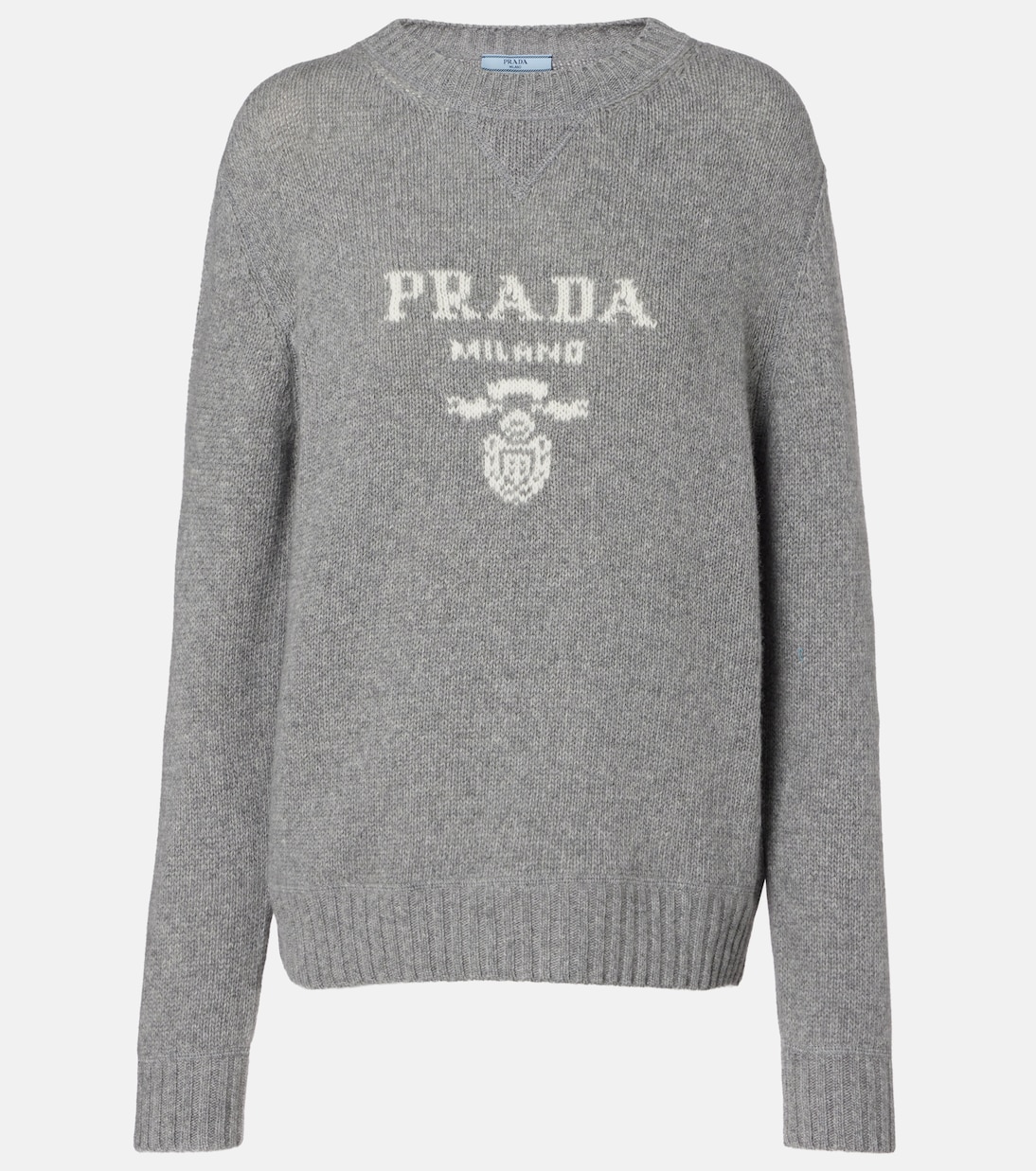 بلوفر من الصوف والكشمير بلوغو | Prada