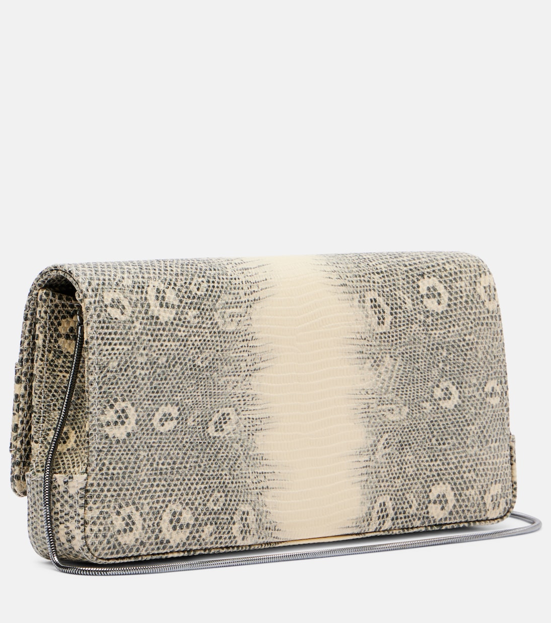 Maygot snake-effect leather clutch | Manolo Blahnik