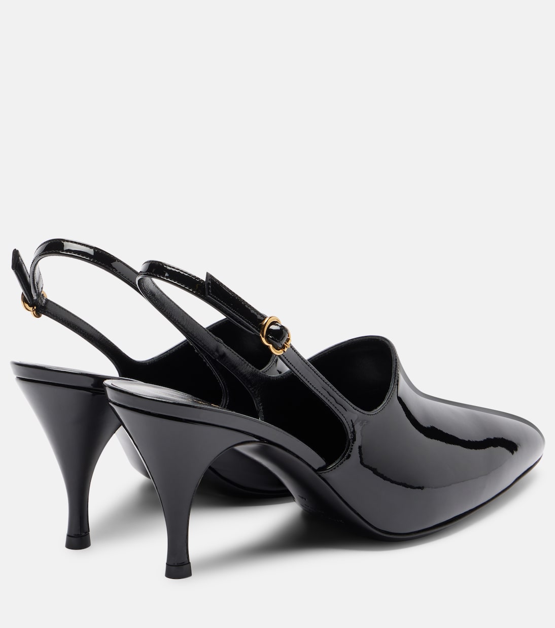Cover-Up patent leather slingback pumps | Herbert Levine