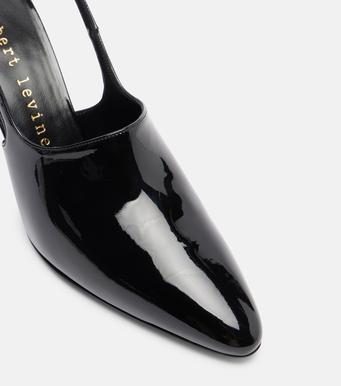 Cover-Up patent leather slingback pumps | Herbert Levine