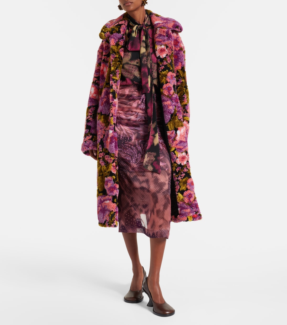 Floral coat | Dries Van Noten