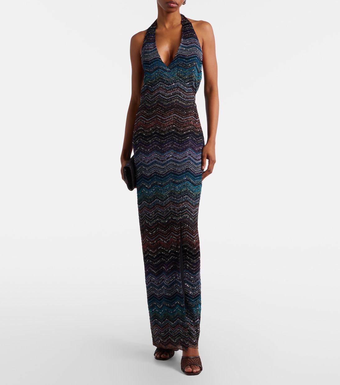 Sequined lamé gown | Missoni