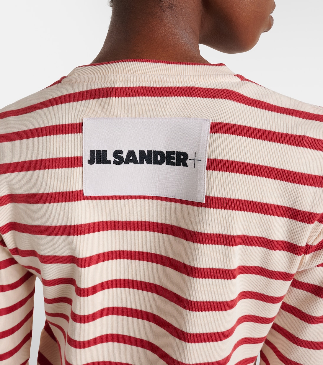 Striped cotton T-shirt | Jil Sander