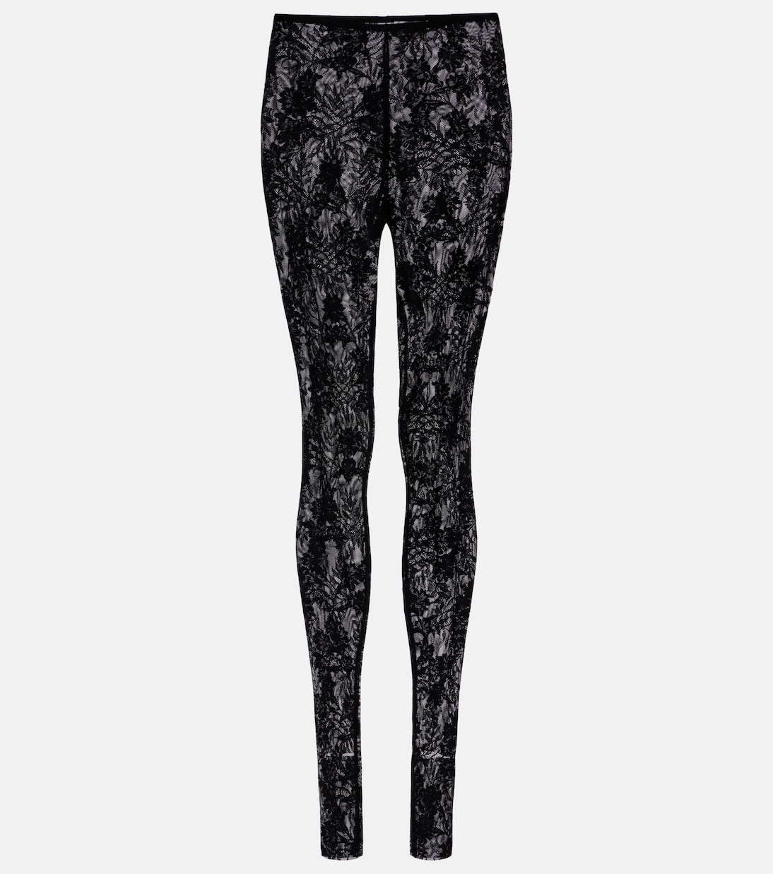 Lace-embroidered leggings | Norma Kamali