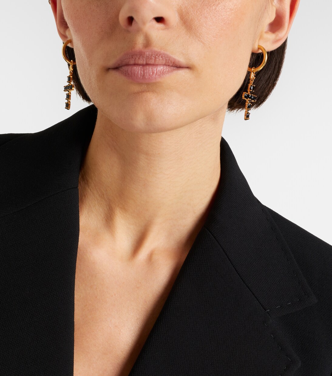 Crystal-embellished drop earrings | Dolce&Gabbana