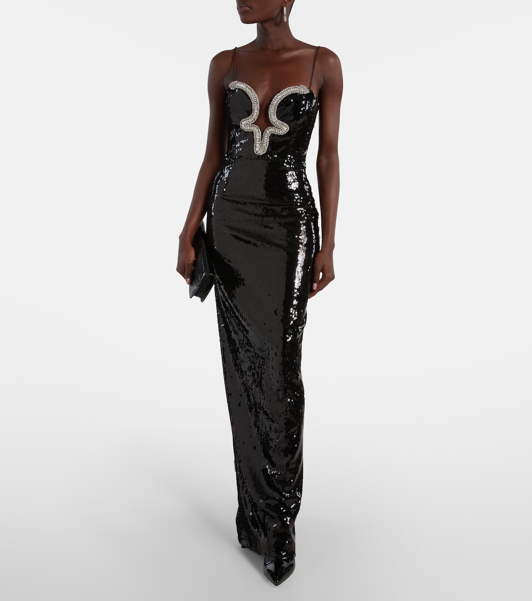 Robe longue Lyra à sequins | Rebecca Vallance