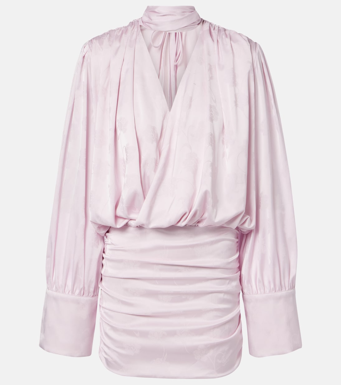 Floral scarf-detail minidress | Rotate