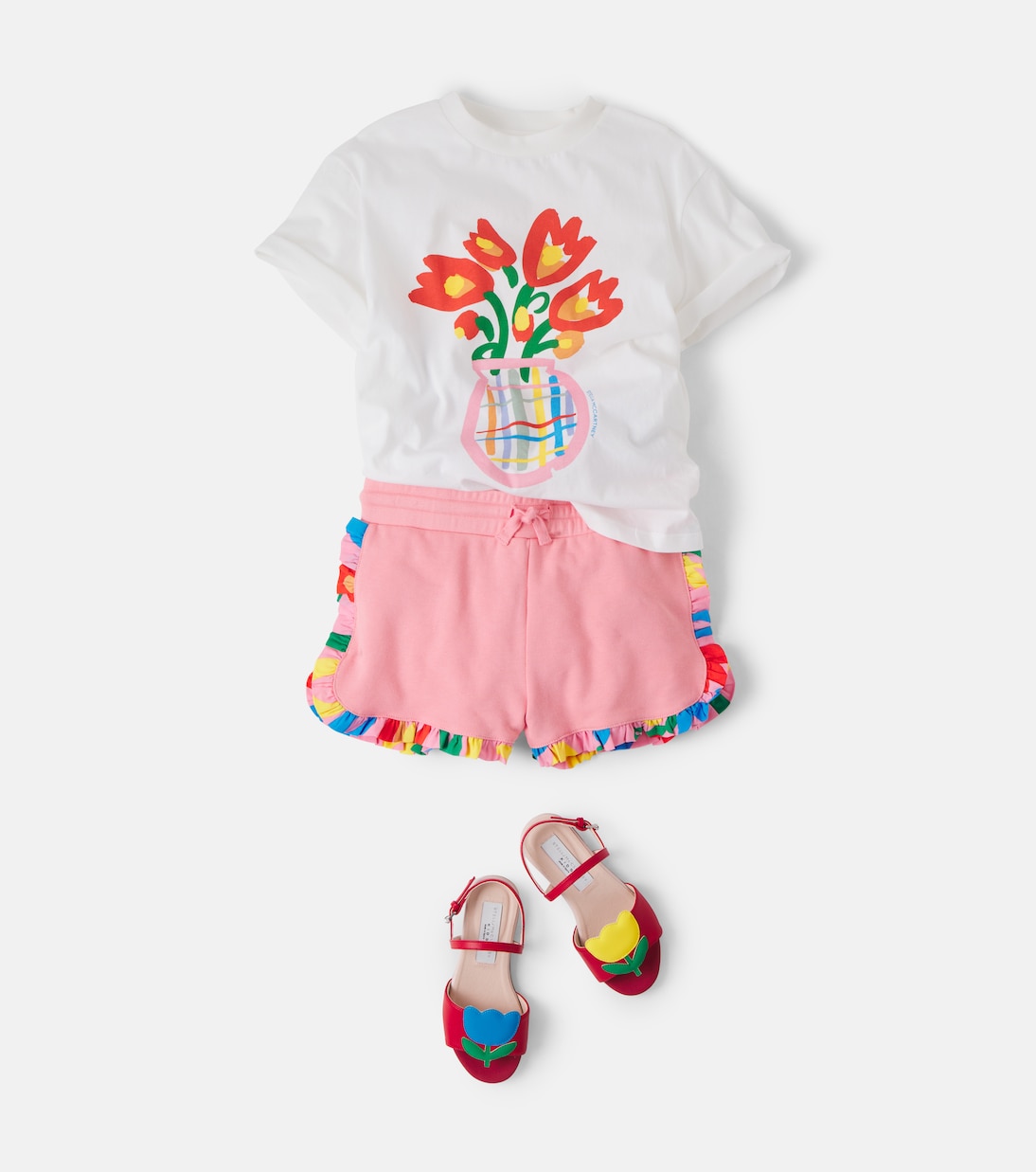 Cotton jersey shorts | Stella McCartney Kids