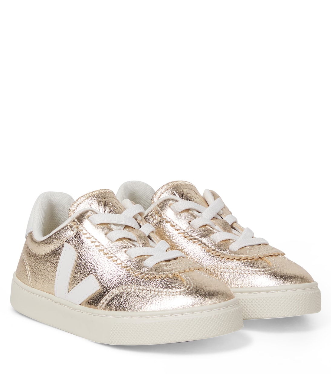 Sneakers Volley aus Metallic-Leder | Veja Kids