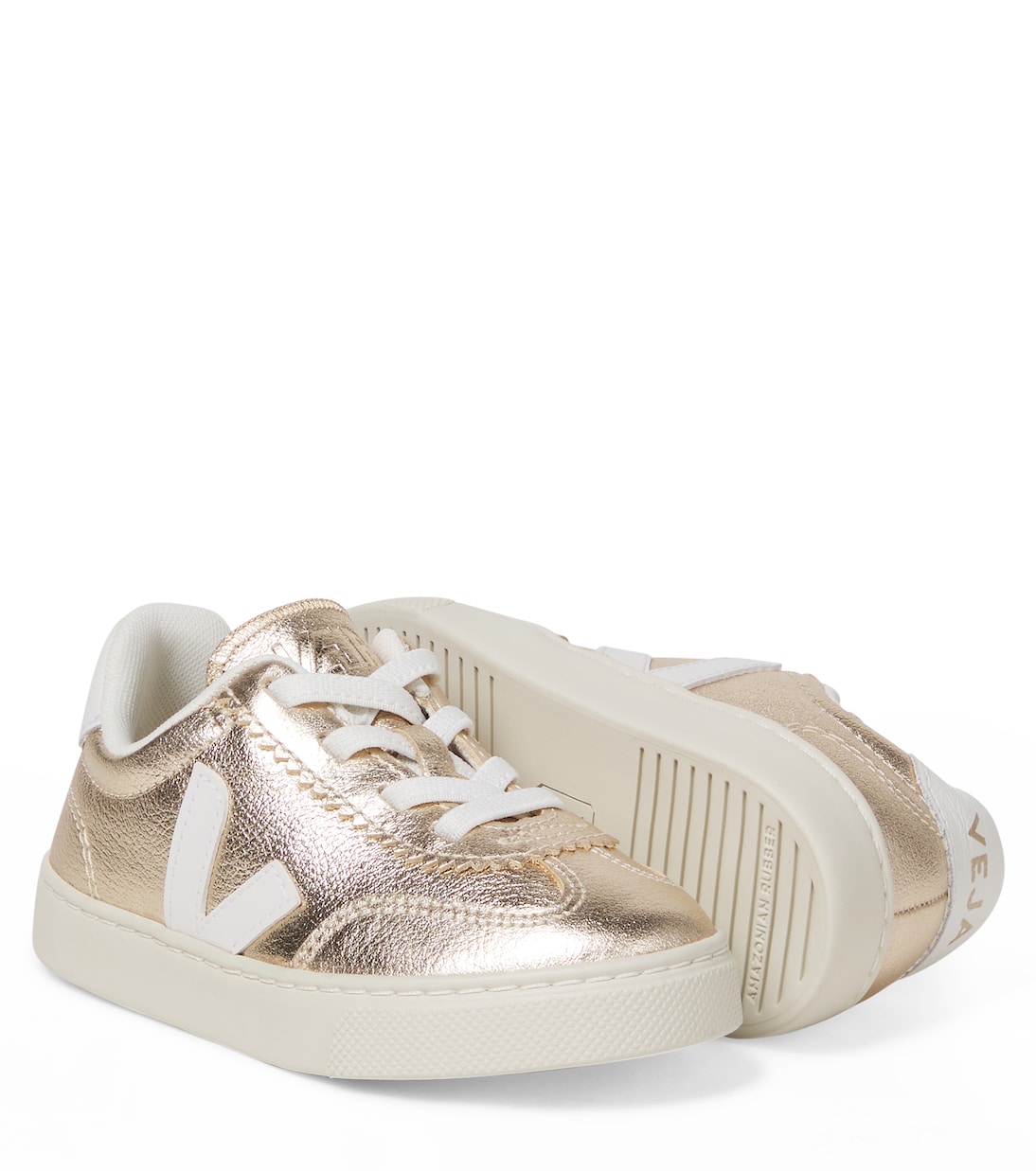 Sneakers Volley aus Metallic-Leder | Veja Kids