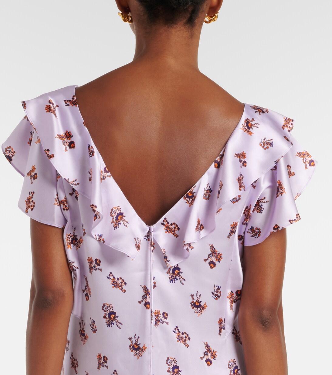 Robe midi Shiny Daydream en satin de soie | Dorothee Schumacher