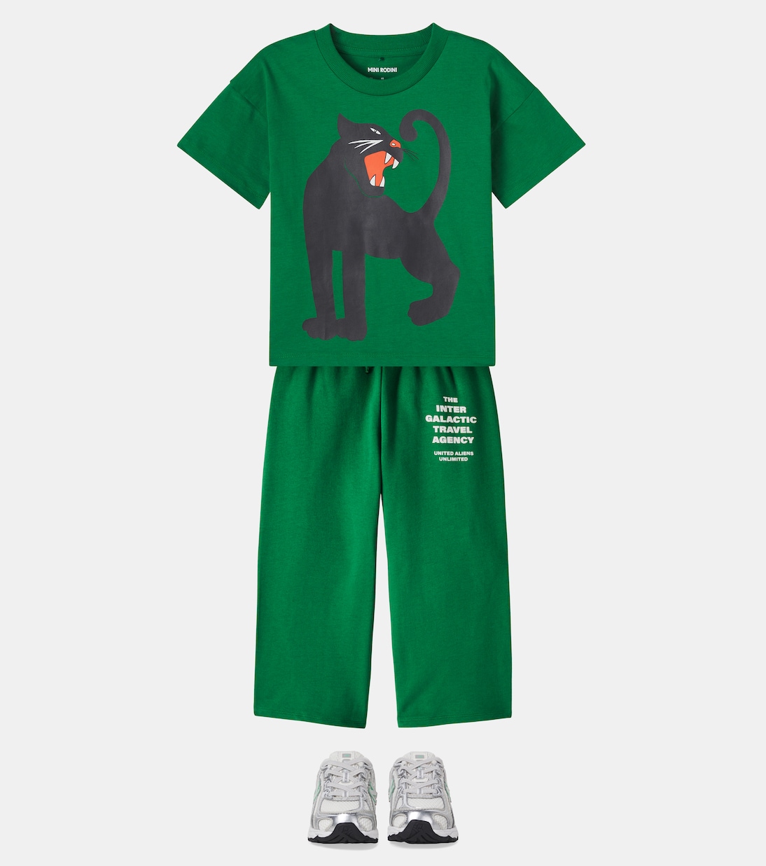 T-shirt Panther en coton | Mini Rodini