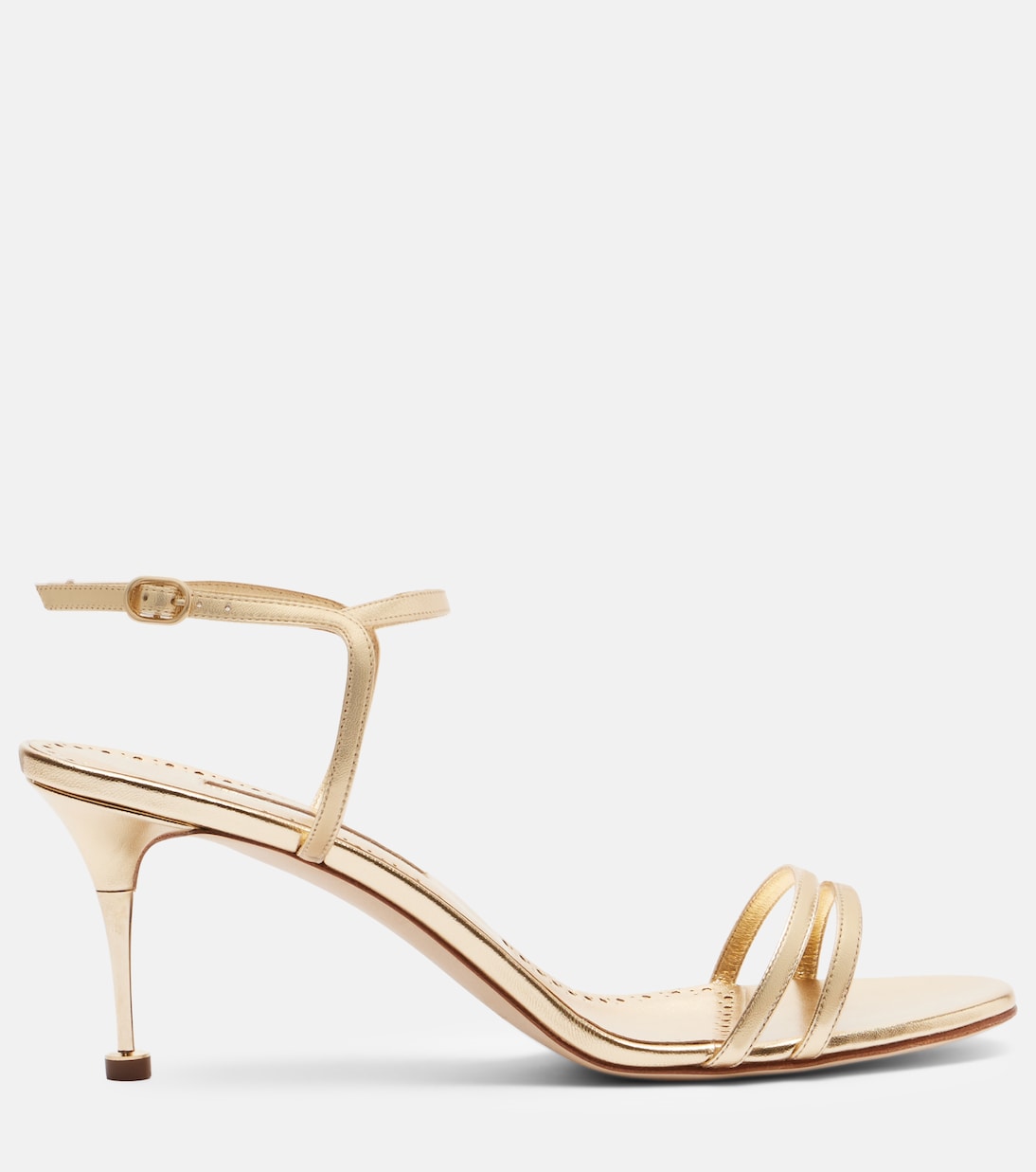 Sandalias Ciagalo de piel metalizada | Manolo Blahnik