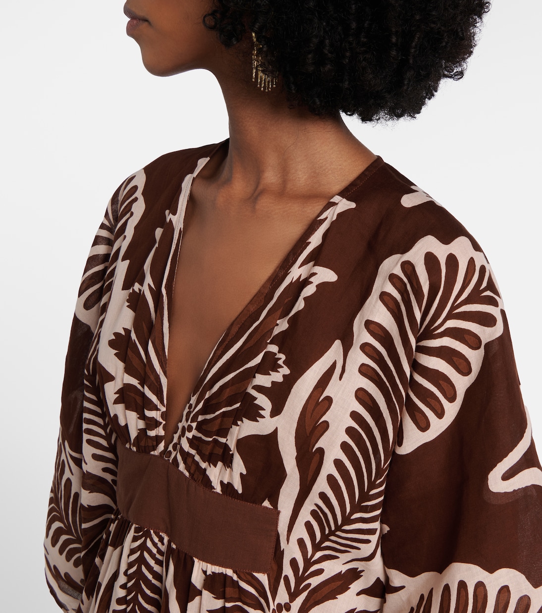 قفطان من القطن الموسلين Sol | Poupette St Barth