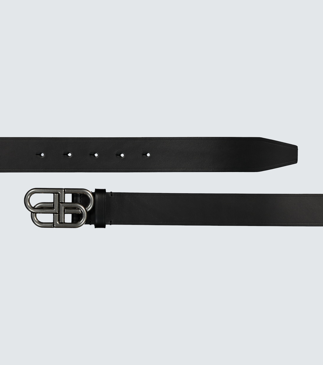 Ceinture BB Large en cuir | Balenciaga