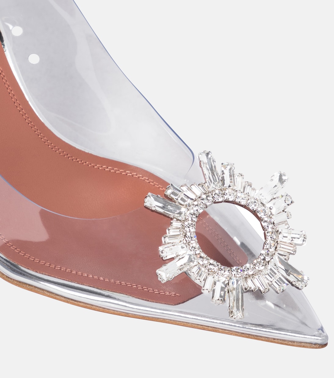 Escarpins Begum en PVC à ornements | Amina Muaddi