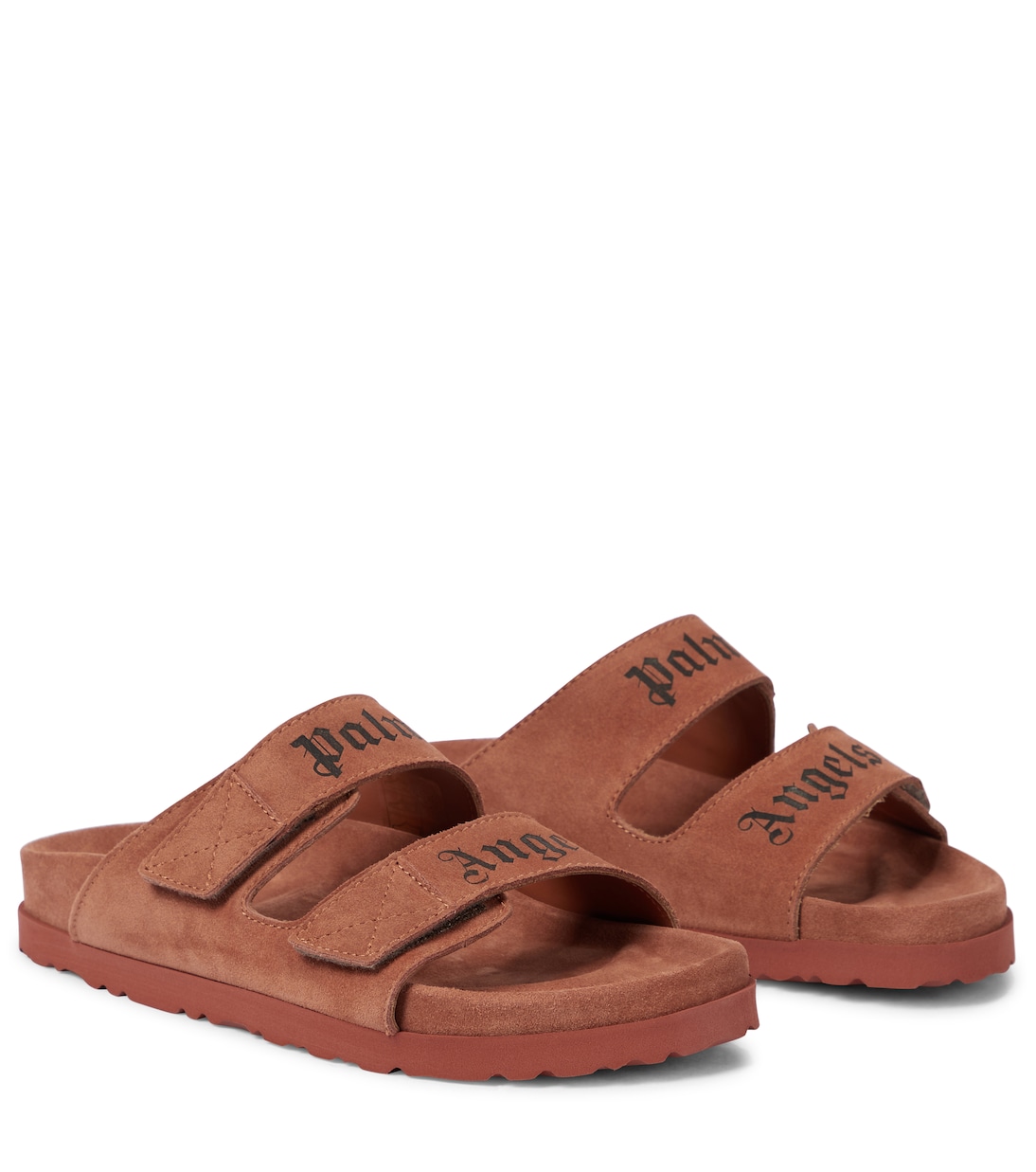 Logo suede sandals  | Palm Angels