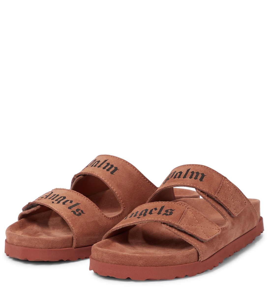 Logo suede sandals  | Palm Angels