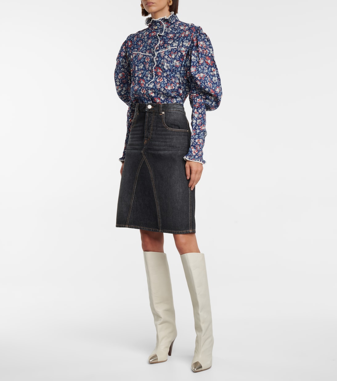 Falda vaquera Fiali de algodón | Marant Etoile