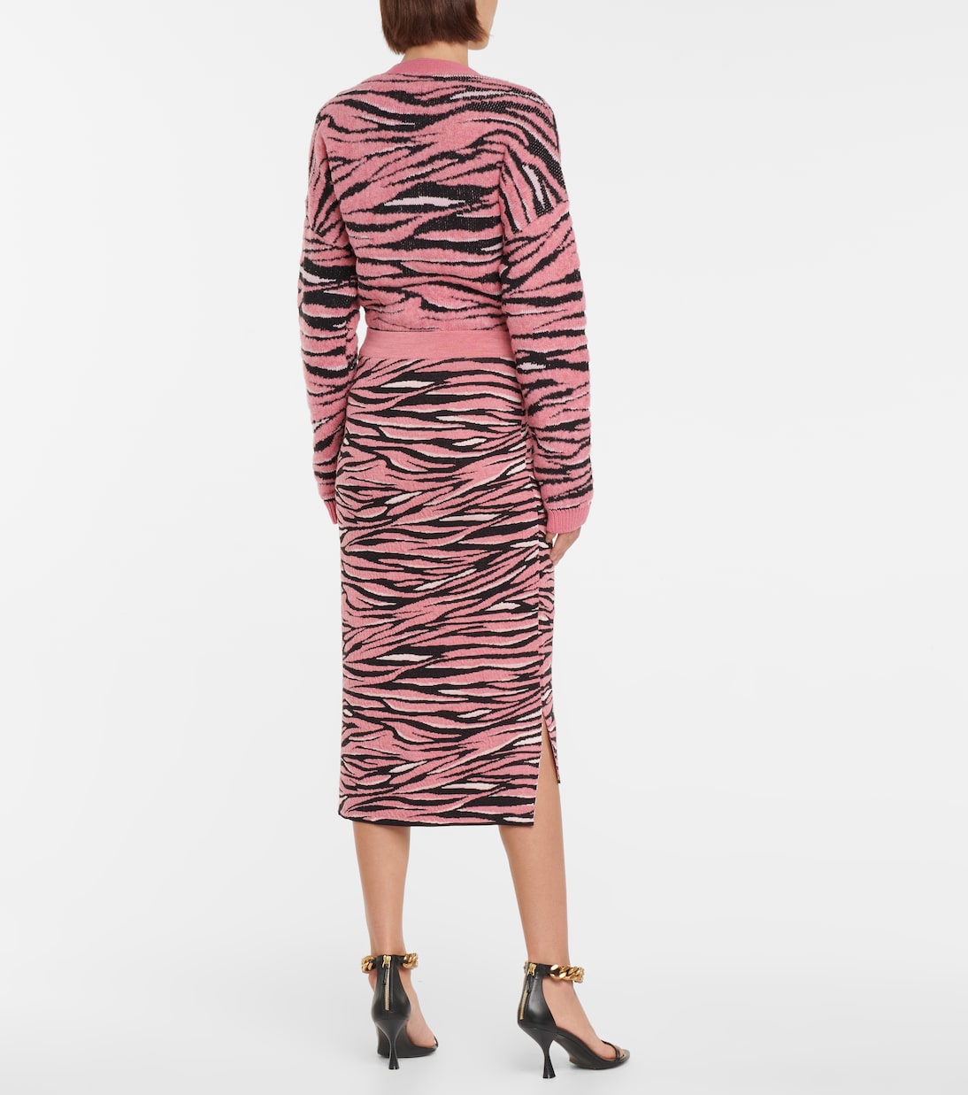 Falda midi Animal en jacquard | Stella McCartney