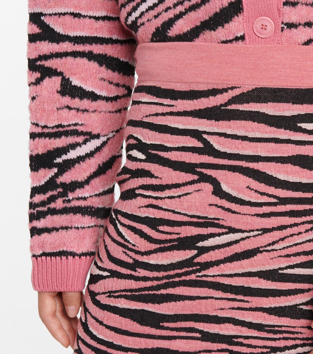 Falda midi Animal en jacquard | Stella McCartney