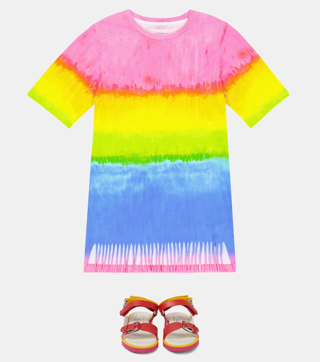 T-Shirt-Kleid aus Baumwolle | Stella McCartney Kids