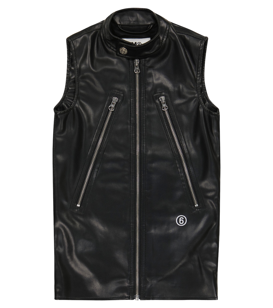 Faux-leather dress | MM6 Maison Margiela Kids