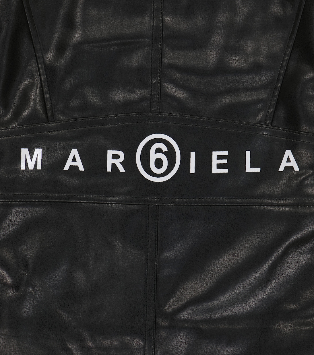 Faux-leather dress | MM6 Maison Margiela Kids
