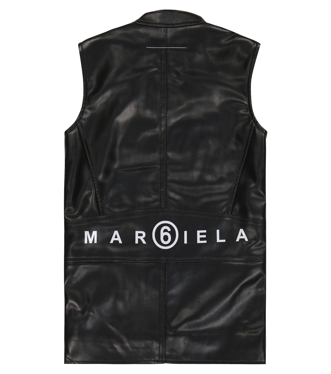Faux-leather dress | MM6 Maison Margiela Kids
