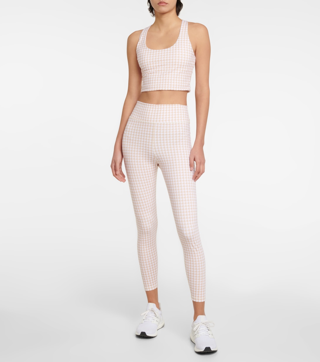 Crop top Margot de pata de gallo | The Upside